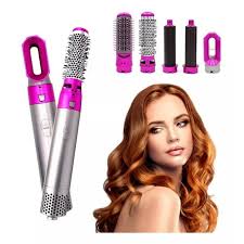 Cepillo Secador 5 En 1 Peinados Rápidos y Duraderos.